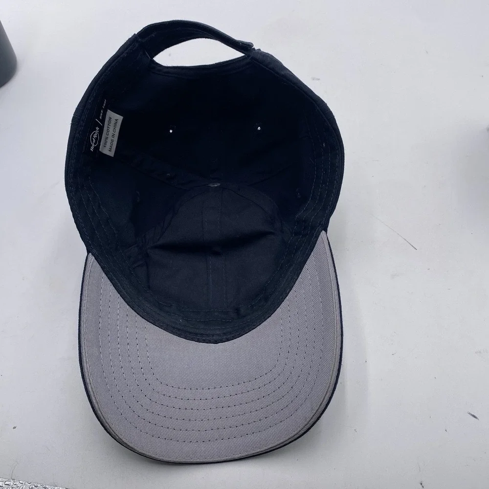 Hard Rock Cafe Hat‎ New Orleans Patriot Black Strapback Adjustable Cotton Slouch
